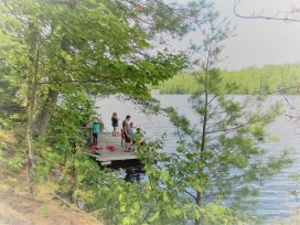 Fishing off deck at Avalon Eco Resort